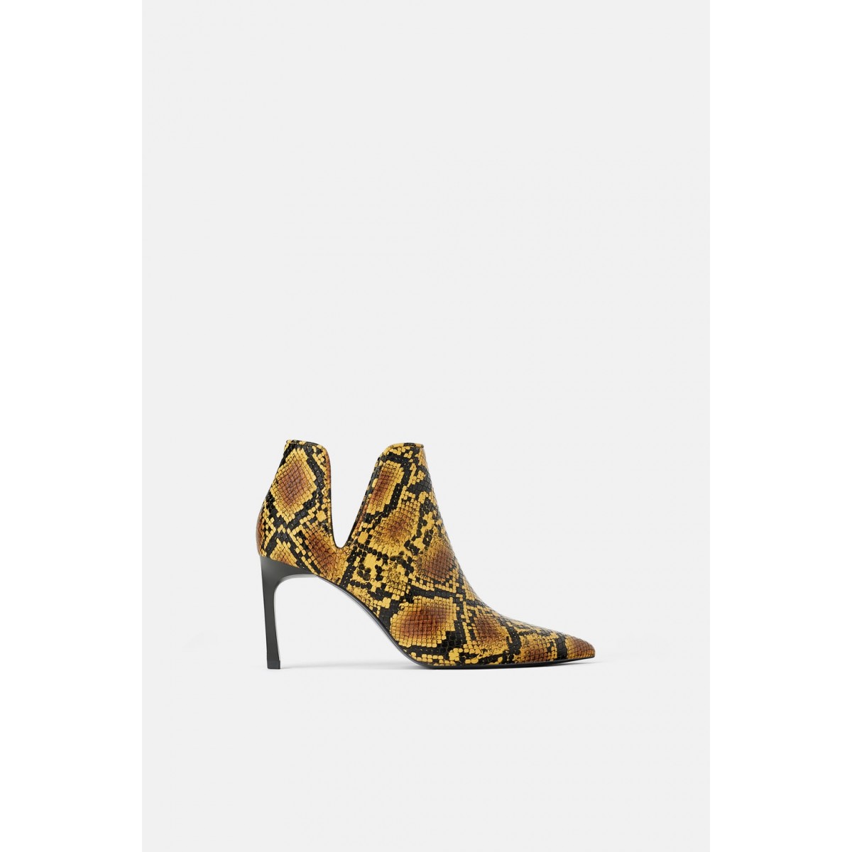 Animal print best sale ankle boots zara